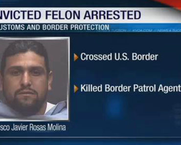 A Felon Previously Convicted Of Murdering A Border Patrol Agent Re-Arrested On Illegally Crossing In The US.